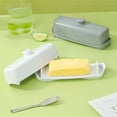 thumbnail image 5 of Butter Container with Spoon and Lid Butter Dish with Lid Plastic Holder for Storing and Serving Butter, 5 of 8