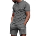 thumbnail image 4 of Conjunto de pantalones cortos con estampado de moda de verano 2024 para hombre, conjunto deportivo transpirable de secado rápido, conjunto de camiseta de manga corta, conjunto de jogging para hombre, 4 of 5