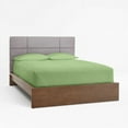 thumbnail image 4 of Fitted Sheet Only - Twin XL Size, Sage Color 300-Thread-Count Egyptian Cotton 10-inch Deep Pockets 1-PC Bottom Fitted Sheet, 4 of 7