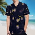 thumbnail image 5 of High Quality Hawaiian Shirts for Men Short Sleeve Aloha Beach Shirt Floral Summer Casual Button Down Shirts Blouses SL3ATQ, 5 of 7