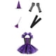 thumbnail image 3 of Disfraz de de Halloween para niñas, accesorios para disfraces de , vestido de princesa, vestido de L con accesorios, 3 of 8