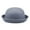 BL Grey, variant on Womens Mens Vintage Wool Felt Cloche Hat Classic Round Dome Bowler Hat Solid Color Formal Casual Small Brim Fedora Hat