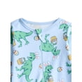 thumbnail image 2 of Wonder Nation Organic Cotton Baby Unisex Zip Front Footed Sleep N Play Pajamas, Sizes Preemie-6/9 Months, 2 of 3