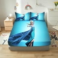 thumbnail image 1 of Frozen  Printed 2/3pcs Bedding Set Fitted Sheet 100% Polyester Anime Home Decor Suitable For Children And Adults, 1 of 6