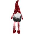 thumbnail image 2 of Li'Shay Weighted Gnome Shelf Sitter with Sequins and Velvet 18" Christmas Decorations - Red, 2 of 6