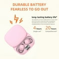 thumbnail image 5 of Latrodar Bluetooth Headphones 5.3 Wireless Earbuds Breathing Lamp Meticulously Crafted phone Stereo Headset Pink 4x4 Inch Home Essentials, 5 of 5