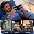 thumbnail image 6 of 240W Invisible Phone Charger Cable Stand Fast Charging Braided Built-in Kickstand 2In1 Folding Foldable Sideways Flat Universal USB-C C to C for iPhone Android Charging Station Hub, 4.9FT, 6 of 8