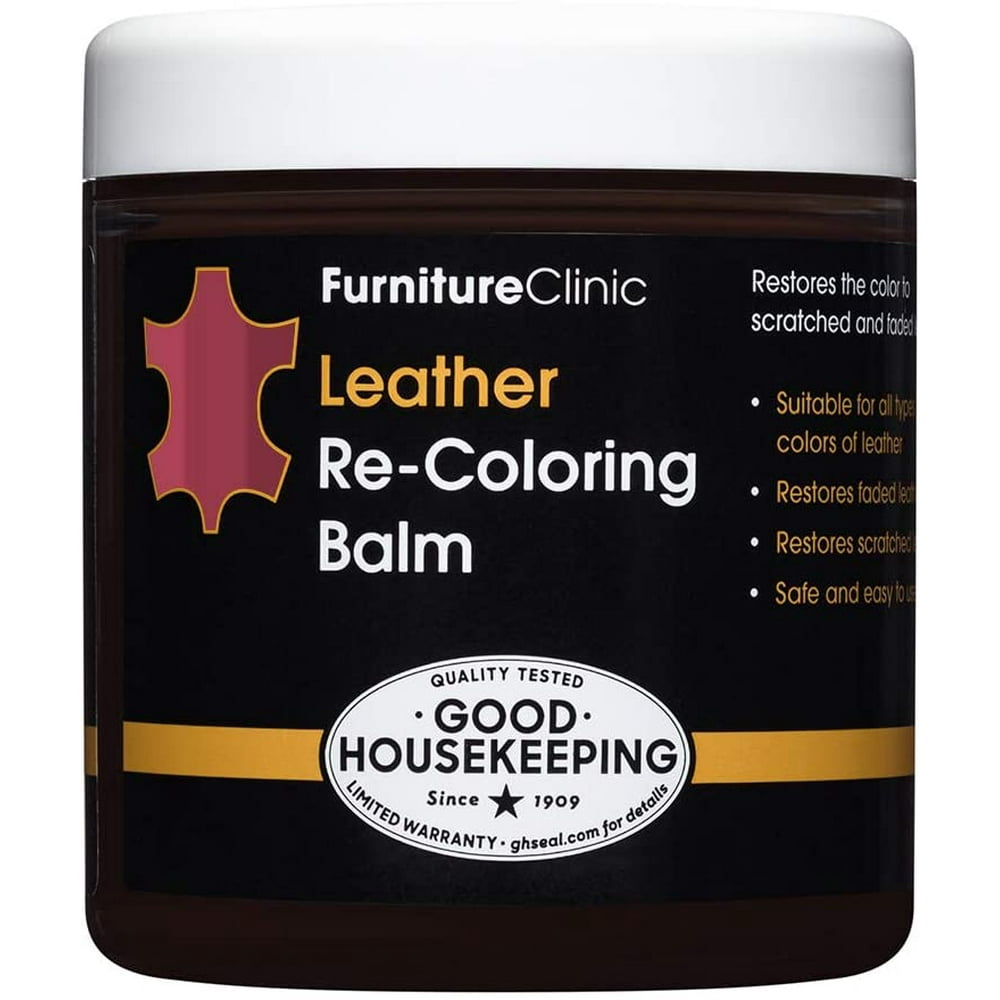 Furniture Clinic Leather Recoloring Balm (8.5 fl oz) Leather Color