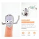 thumbnail image 2 of 12 piezas de títeres para el dedo bebé adorable guante de la cabeza del cráneo juguetes para el dedo títere, 2 of 5