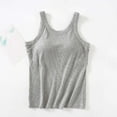 thumbnail image 4 of AherBiu Yoga Tank Tops for Women Built in Bra Workout Tops Women's Lingerie Sleep Lounge Comfy Camisole, 4 of 7