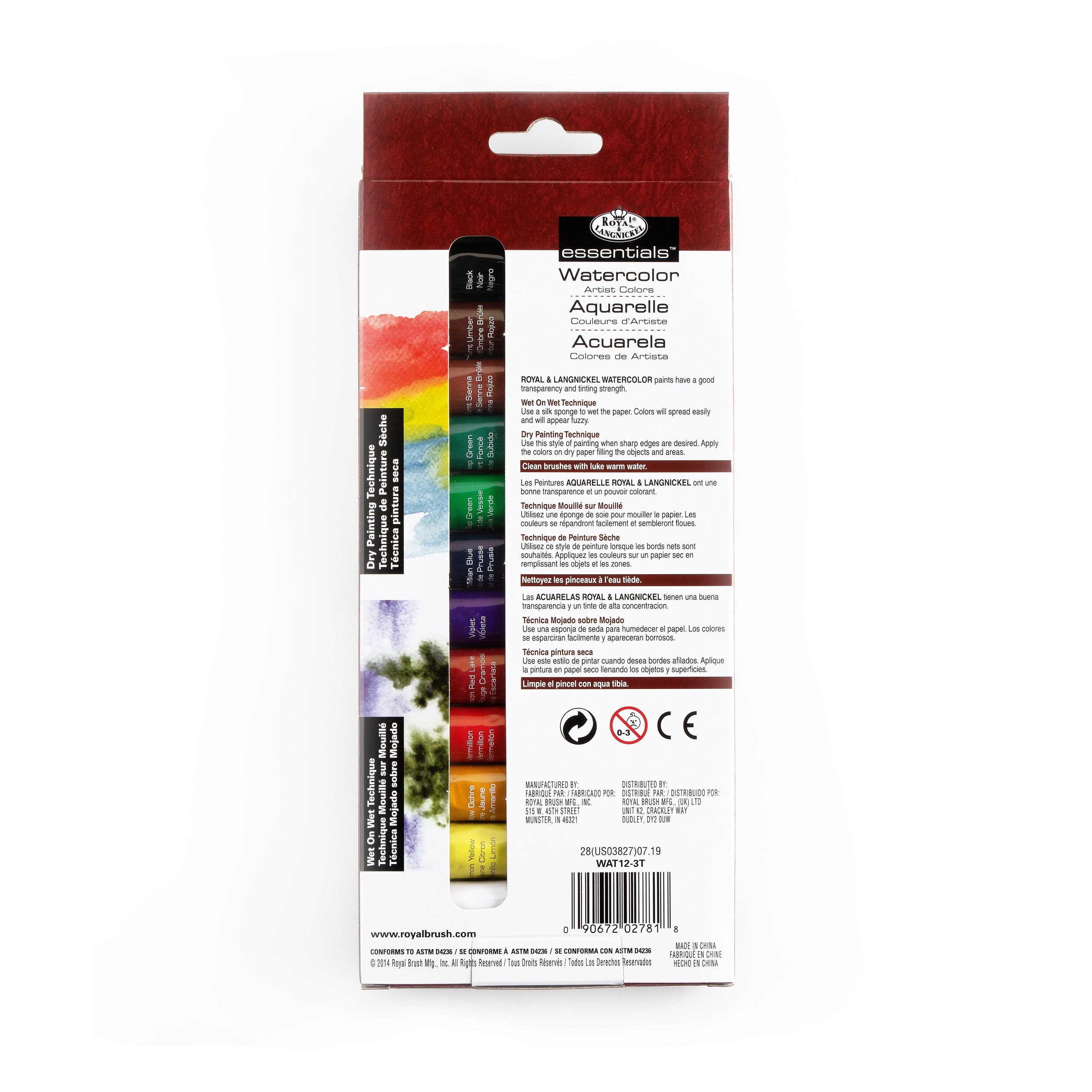 RLRAAxx-Colori acrilici Essential Acrylic, 120ml, Royal Langnickel
