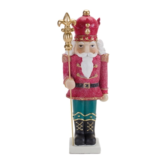 Melrose Nutcracker Christmas Figurines - 12.75" - Set of 2