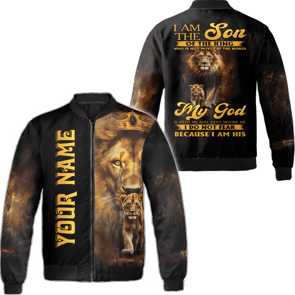 Lotusprinthandmade Personalized Name Normal Isn't Coming Back but Jesus is Cross Christian All-over Print Bomber Jacket S-5XL Multicolor (3XL)