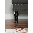 thumbnail image 4 of Linon Kacie Tufted Bench, Black/Charcoal, 4 of 11