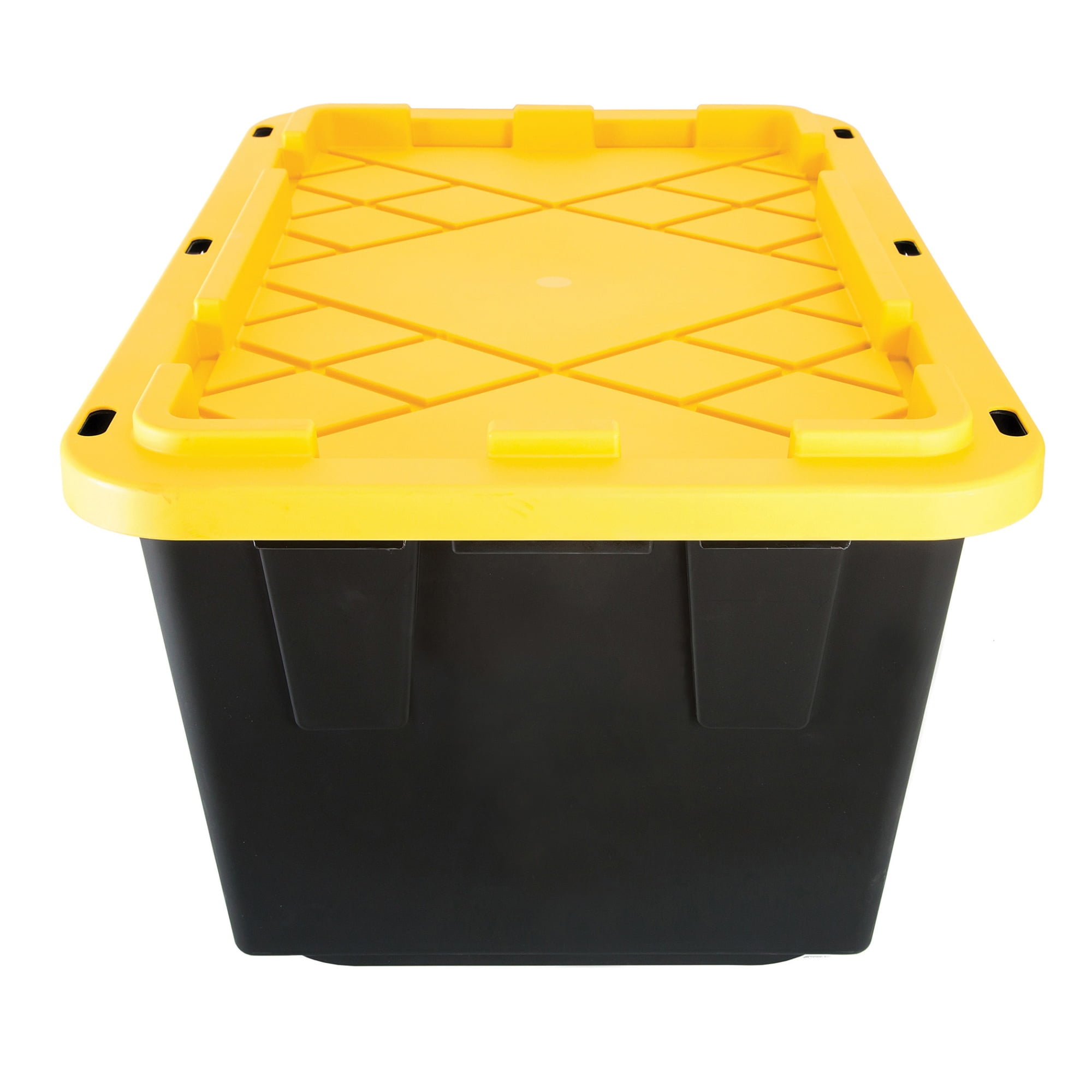 27 Gallon FOUR Details about   GreenmadeHeavy-Duty Plastic Bins Black and Yellow with Lids 4x 