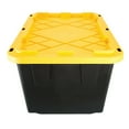 Greenmade 4 Pack HeavyDuty Plastic Storage Boxes with Lids, 27 Gallon