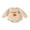 Apricot C, variant on Baby Boys Girls Halloween Outfits Letter Pumpkin Oversized Bubble Romper Newborn Long Sleeve Sweater Fall Clothes