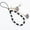 Black, variant on Designice Phone Lanyards,Fashion Forward Wristband Jewelry,Adjustable Crystal Beading,White