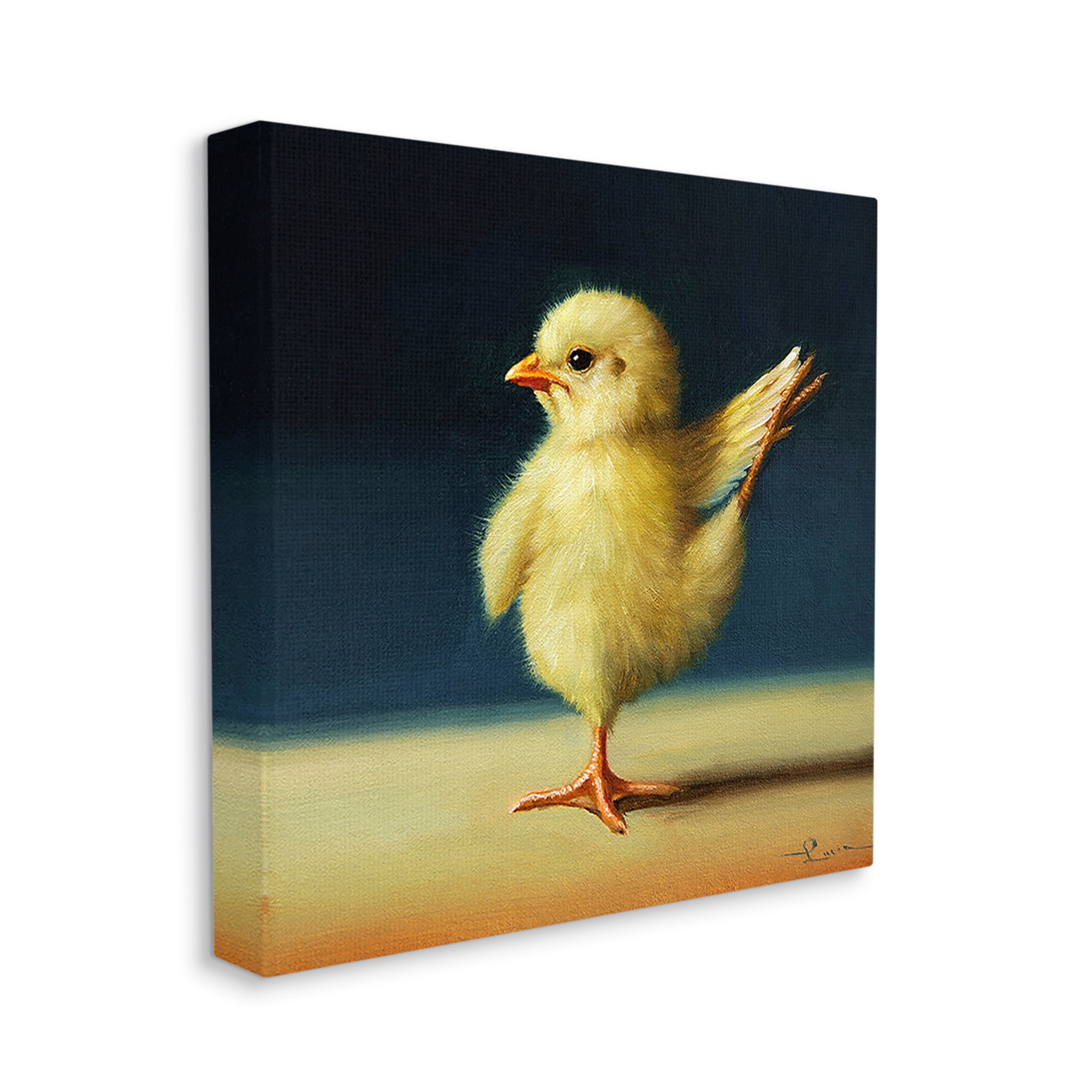 Stupell Industries Yoga Chicks Birds of Paradise Pose Funny Animal,36 x 36,Design by Lucia Heffernan