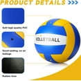 thumbnail image 2 of 4 Pieces Official Size 5 Volleyballs for Indoor/Outdoor Use, Perfect for Beginner to Adult, with Charity Donation Benefits, 2 of 5