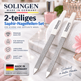 S SMI 2-Piece Curved Sapphire Fine Grit Nail File Set - Walmart.com