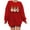 Red, variant on OKBOP Square Neck Tops For Women,Fashion Autumn Printed Loose Long Sleeve Round Neck Casual Pullover Sweatershirt Long Sleeve Blouse Christmas T Shirts For Women