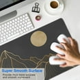 thumbnail image 3 of Extra Large Desk Mat & Mouse Pad: 31.5x11.8inch, Non-Slip Rubber Base, Perfect for Gaming - Waterproof with Premium Stitched Edges, 3 of 7