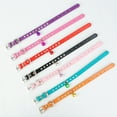 thumbnail image 5 of Cute, Dazzling, Sparkly, Elegant Fancy Suede, 3 Rows Of Sparkly Rhinestone Crystal Gems For Pet Cats And Dogs, 5 of 5