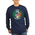 thumbnail image 1 of CafePress - Irish American - Long Sleeve Dark T-Shirt, 1 of 1