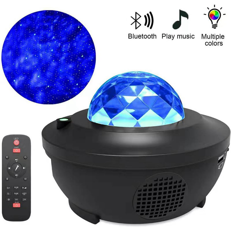 Details about   Ocean Wave LED Night Light Projector Lamp with Buletooth Music Speaker Bedroom
