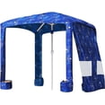 thumbnail image 3 of AMMSUN 6.2'×6.2' Beach Cabana Tent with Side Wall UPF 50+ Easy Setup Canopy Shade,Palm, 3 of 7