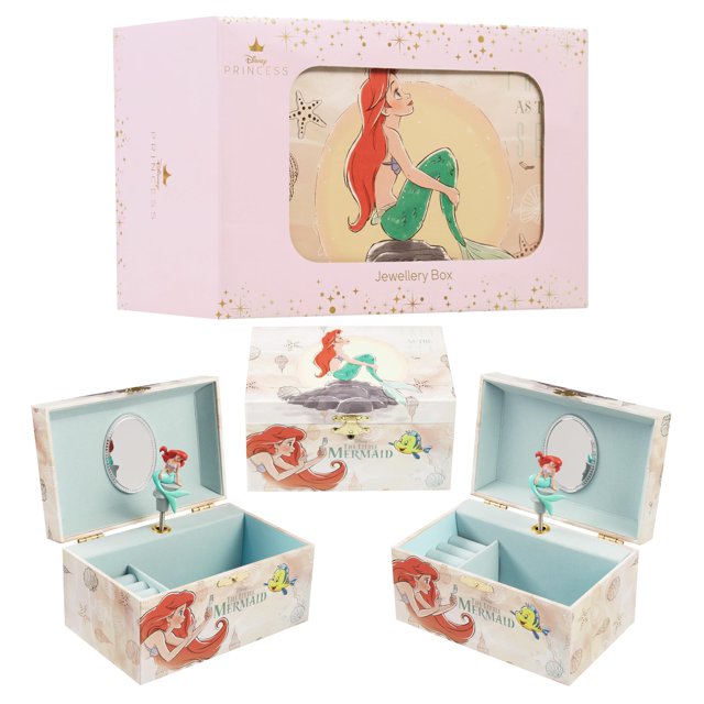 Caja de Música y Joyero Disney La Sirenita para Niñas