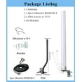 thumbnail image 6 of Omni Directional 4G LTE Router Antenna for T Mobile Home Internet Hotspot, Outdoor MIMO Cellular SMA TS9 Antenna with 10Meter Cable Mounting Pole, 6 of 7