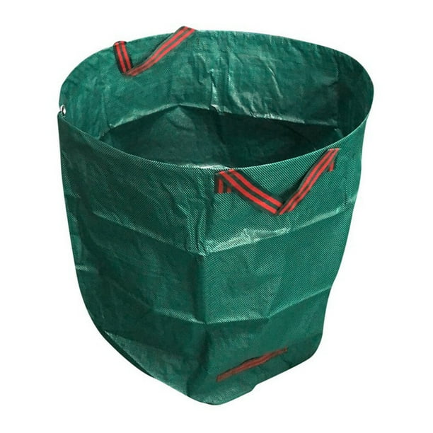 Bewildely Bolsa de jardín, saco de hojas reutilizable, cubo de basura, residuos de basura de jardín plegables Jardín y Patio 120L/32 galones
