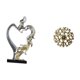 thumbnail image 5 of Estatua de pareja besándose, figura colgante de pared, escultura de metal, disco decorativo, resina, hierro, arte abstracto moderno, adecuado para reg, 5 of 8