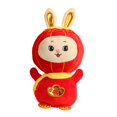 thumbnail image 4 of Linterna tradicional china muñeco de peluche de Conejo muñeco de Animal Linterna roja para el Año Nuevo Lunar Chino boda vacaciones 18cmx15cmx35cm Macarena, 4 of 8