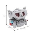 thumbnail image 3 of 270 Piece MOC Building Blocks Jigsaw Puzzle Porky Pig Treasure Chest The Legend of Cyr Puzzle, for Boys Sports Fan, 3 of 6