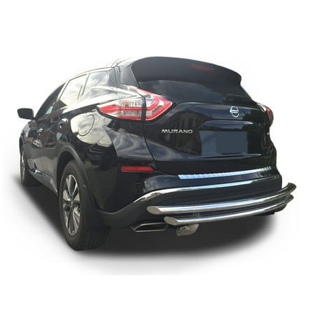 - Broadfeet Rear Bumper Guard for 2015-2018 Nissan Murano in Stainless Steel