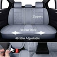 thumbnail image 2 of Inch Empire Universal Car Seat Covers & Cushions, Full Set, Triangle Gray, 2 of 7