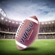 thumbnail image 4 of Wosthever Aplicación amplia de rugby de fútbol americano profesional y precisa de PVC, adecuada para diversos deportes Deportes y aire libre Cafe Blanco tamaño 9, 4 of 6