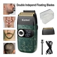 thumbnail image 2 of KEMEI Rasoir Alternatif Flottant Double pour Hommes avec Écran LED, Tondeuse Camouflage à 3 Vitesses, 2 of 5