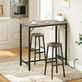 thumbnail image 2 of Bar Table with Charging Station, Rectangular Pub Table, High Top Coffee Table, Counter Bar Height Table, Narrow Long Dining Table,  Greige, 2 of 18