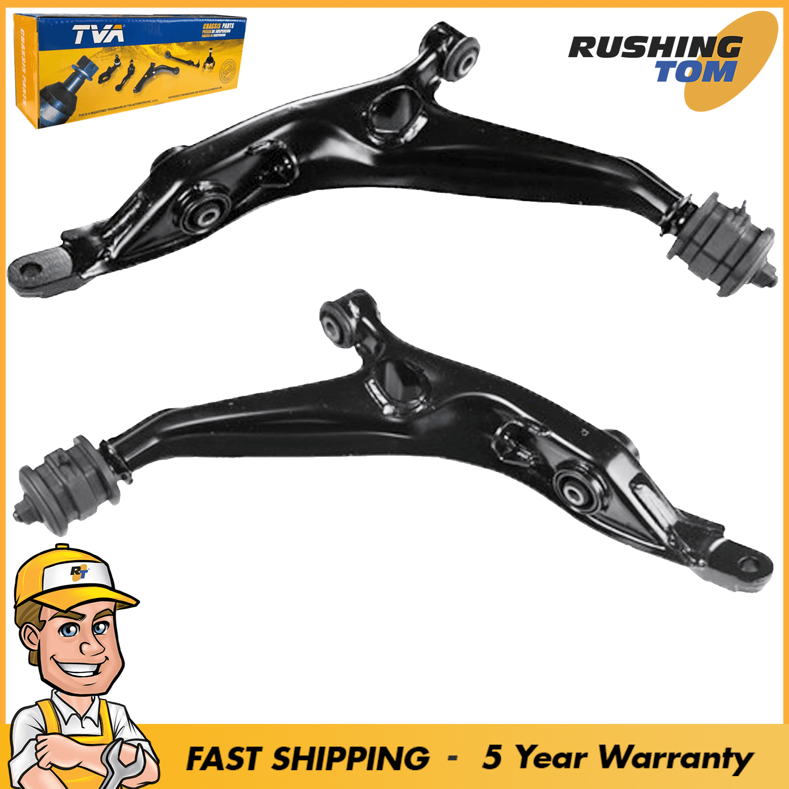 2 Front Lower Control Arm fits 1997 1998 1999 2000 2001 Honda CRV