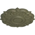 thumbnail image 3 of Ekena Millwork 20 1/4"OD x 1 1/2"P Deria Ceiling Medallion (Fits Canopies up to 6"), Hand-Painted Spartan Stone, 3 of 6