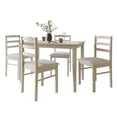 thumbnail image 2 of Castle Place 5 Piece Classic Wood Dining Table Set, Antique Gray, 2 of 8