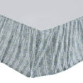 thumbnail image 2 of VHC Brands Jolie, Farmhouse Bed Skirt Dust Ruffle, Floral, King, Blue & Green, 78x80x16, 2 of 5