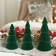 thumbnail image 4 of Adornos navideños, regalos navideños, árbol de Navidad de plástico flocado, decoración para fiestas navideñas, centro de mesa, adorno de escritorio, 4 of 9