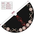 thumbnail image 3 of Christmas Tree Skirt 36 Inch Sugar Skull Santa Holiday Decorations for Festive Party Indoor Outdoor Xmas Ornaments, 3 of 6