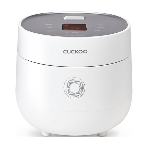 CUCKOO Micom Rice Cooker 6-Cup Uncooked / 12-Cup Cooked with Nonstick Inner Pot, Versatile Rice Maker with 9 Menu Options, Fuzzy Logic Technology, Auto Clean, Quick Rice Mode, White (CR-0675FW)