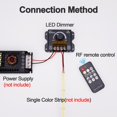 thumbnail image 4 of Controlador Dimmer LED GOMING RF 30A 5-24V Inalámbrico, 4 of 6